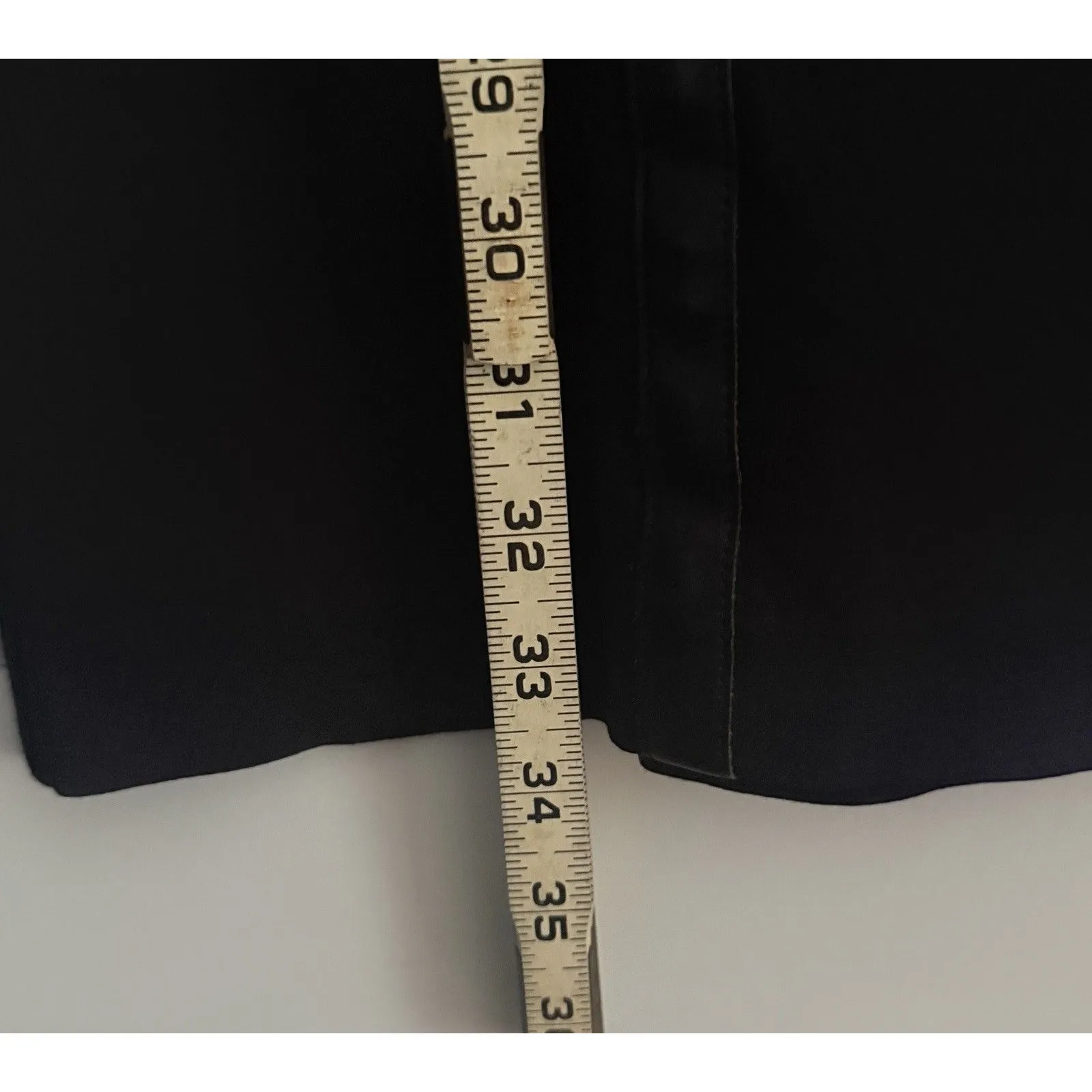 Drew Black Whimsigoth Black Bodycon Faux Leather Trim Sleeve Dress Size M Witchy Size M - Image 10