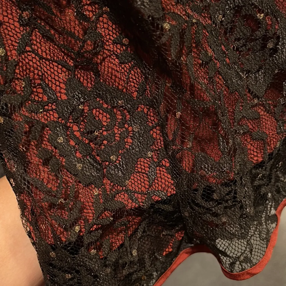 Free people party dress mini  red lace  size 4 - Image 5