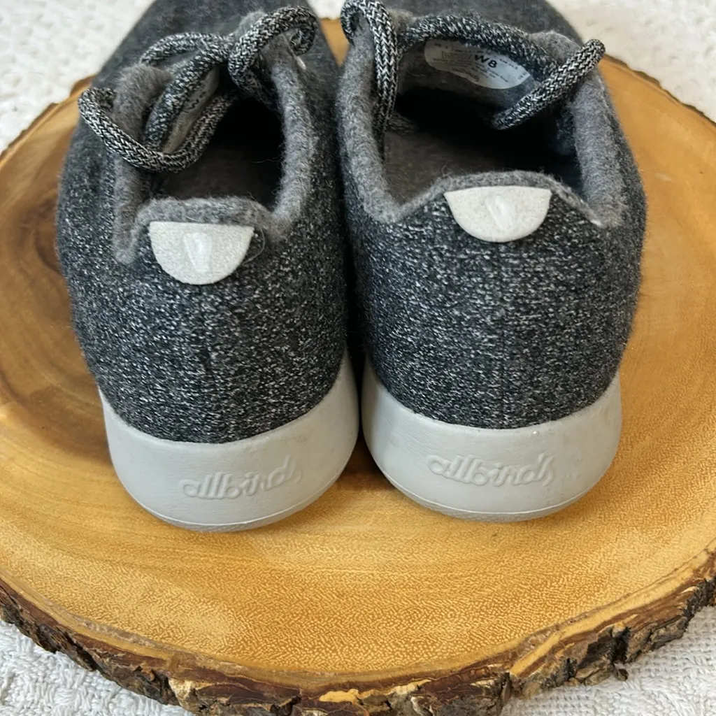 Allbirds Charcoal Women’s Wool Runner‎ Sneakers Size 8 - Image 3