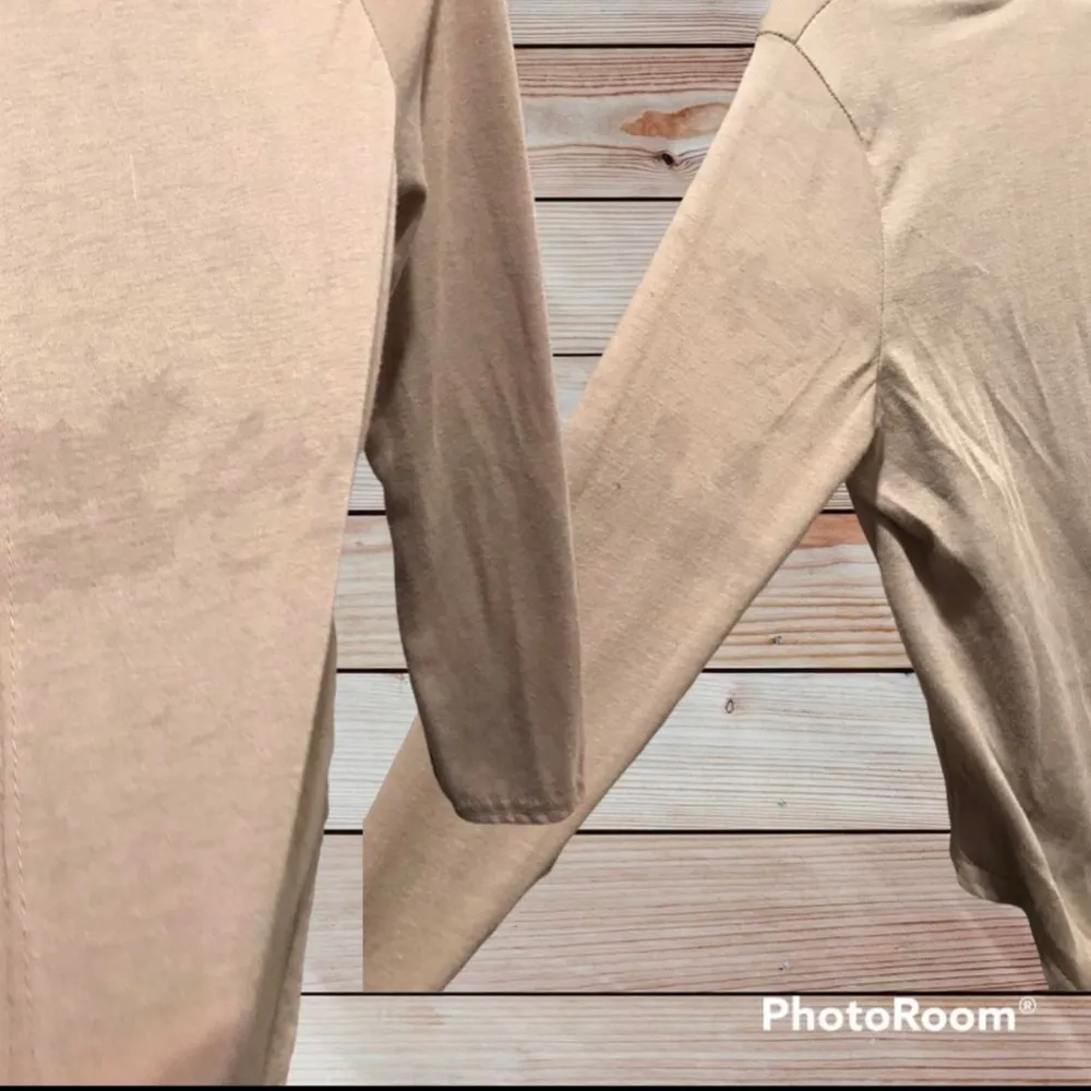 Beige and Black Dressy Work Top - Image 7