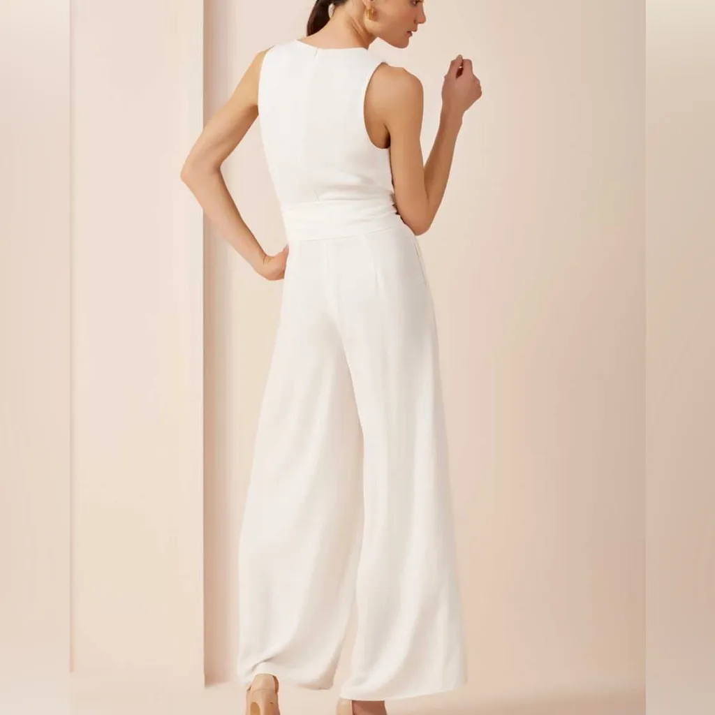 Keepsake the‎ label | Large Woman’s Elegant White Jumpsuit - Image 2