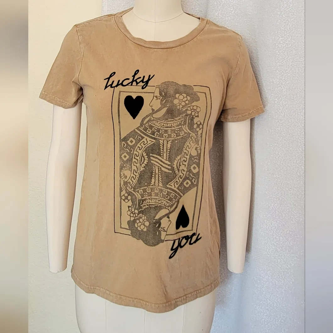 Lucky Brand Women's lucky you card classic crew - Image 5