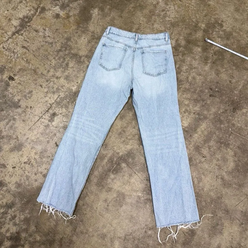 Garage 90s straight leg Jeans raw hem - Image 7