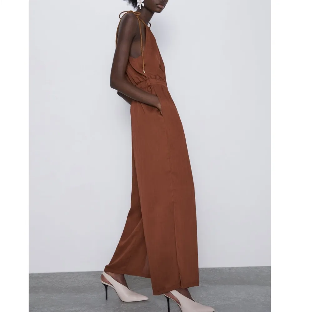 Zara jumpsuit with cord straps - Image 5
