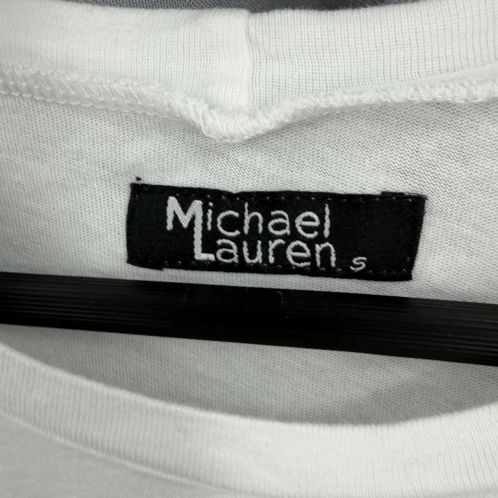 Michael Lauren Tie Dye T-Shirt Dress Size Small Raw Hem Cotton NewBoho Style - Image 4