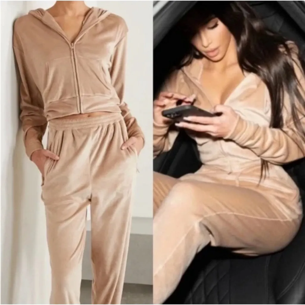 Skims Velour Jogger Sienna New with Tags Limited Edition Sold Out Online - Image 2