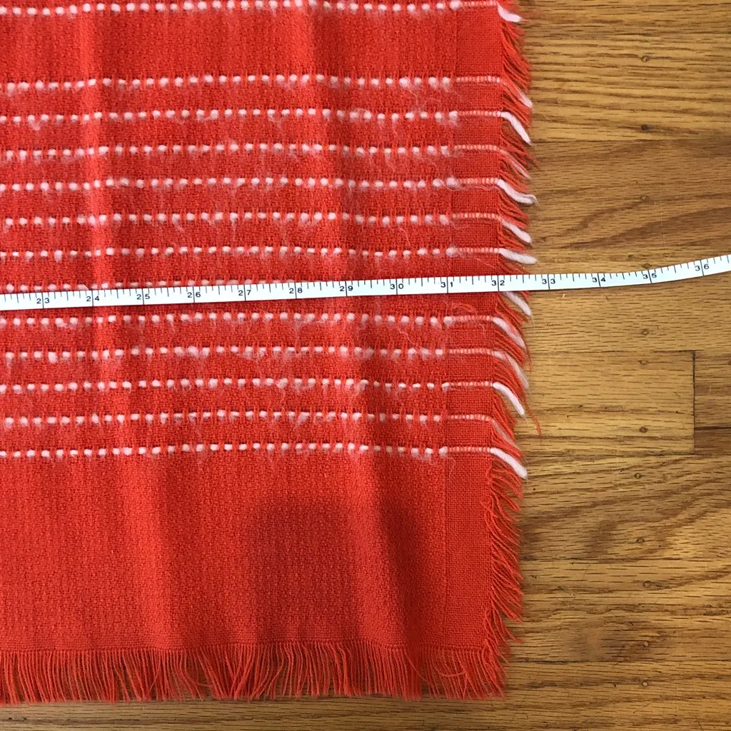 Old Navy Orange and White oversized scarf - Image 5