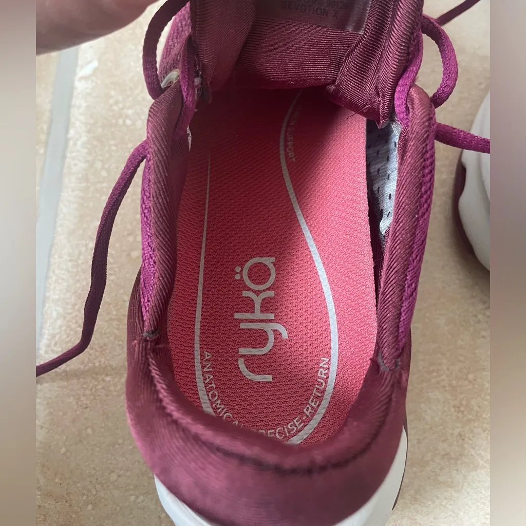 ryka Devotion X Walking Sneaker, purple fig mesh fabric; size 5.5 - Image 7