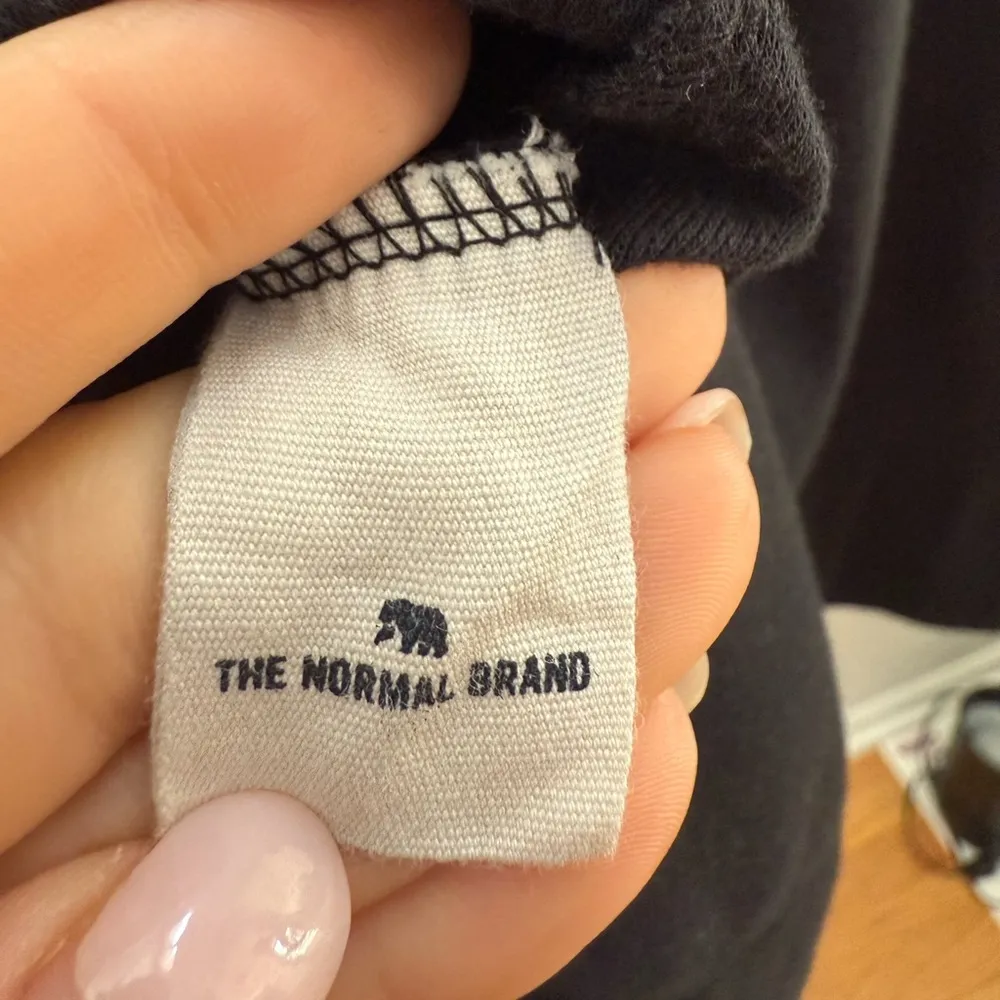 THE NORMAL BRAND Puremeso Split Side Overshirt Black Size XS - Image 8