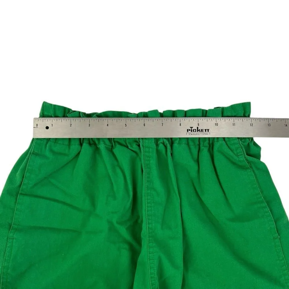 Urban Outfitters Kelly Green Paper Bag Shorts Elastic Waist Size‎ Small - Image 4