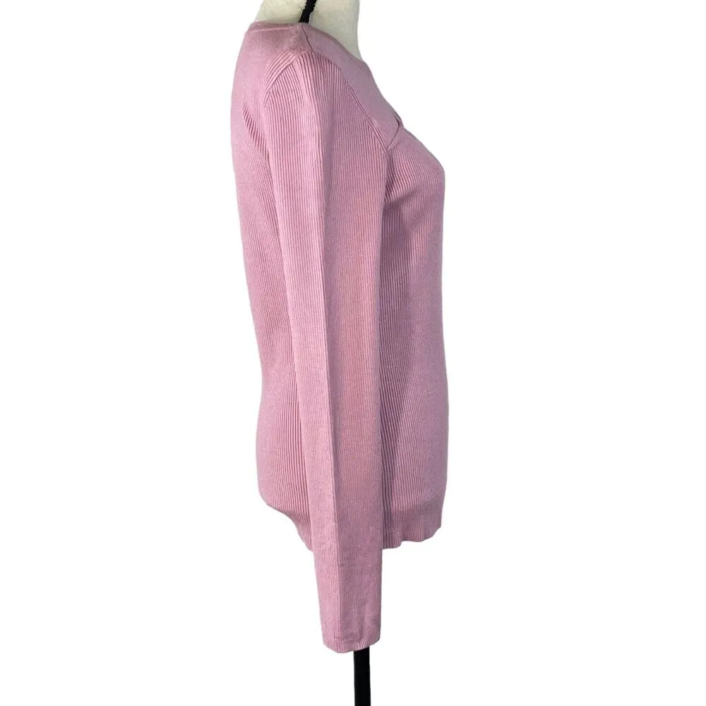 INC International Concept Large Sweater Long Sleeve Keyhole Cut - Image 2