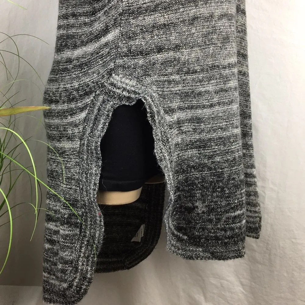 Anthropologie Thistle & Lavender Gray Cowl Neck Knit Long Sleeve Sweater S - Image 8