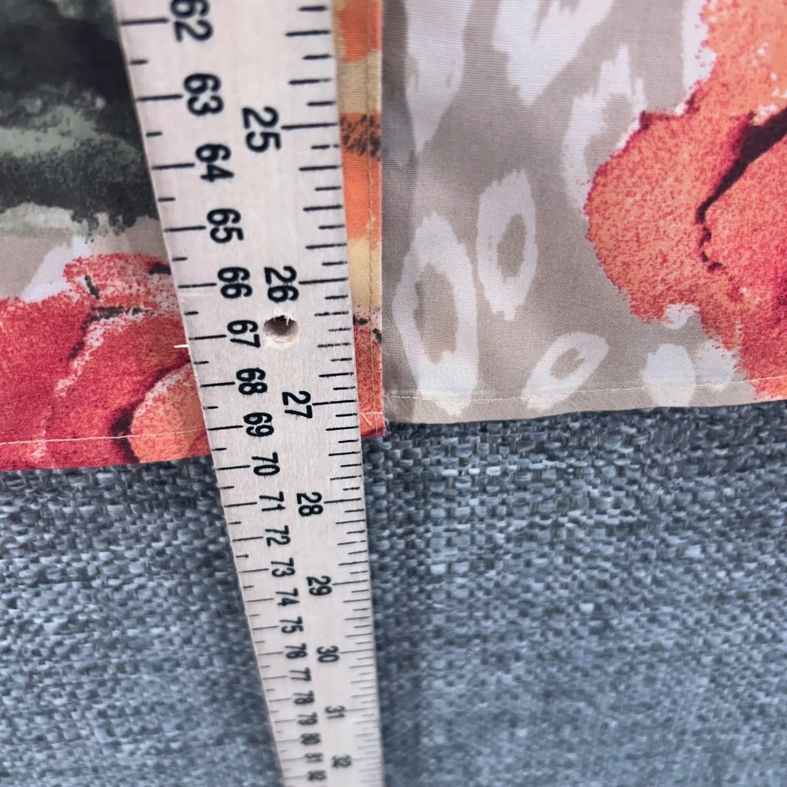 Chicos Floral‎ Button Up Blouse Beige Medium Or 1 - Image 11