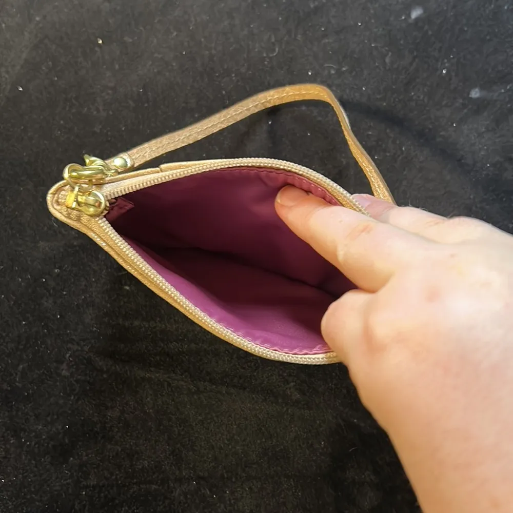 Coach Lightly Used  Champagne Gold Wrislet - Image 3