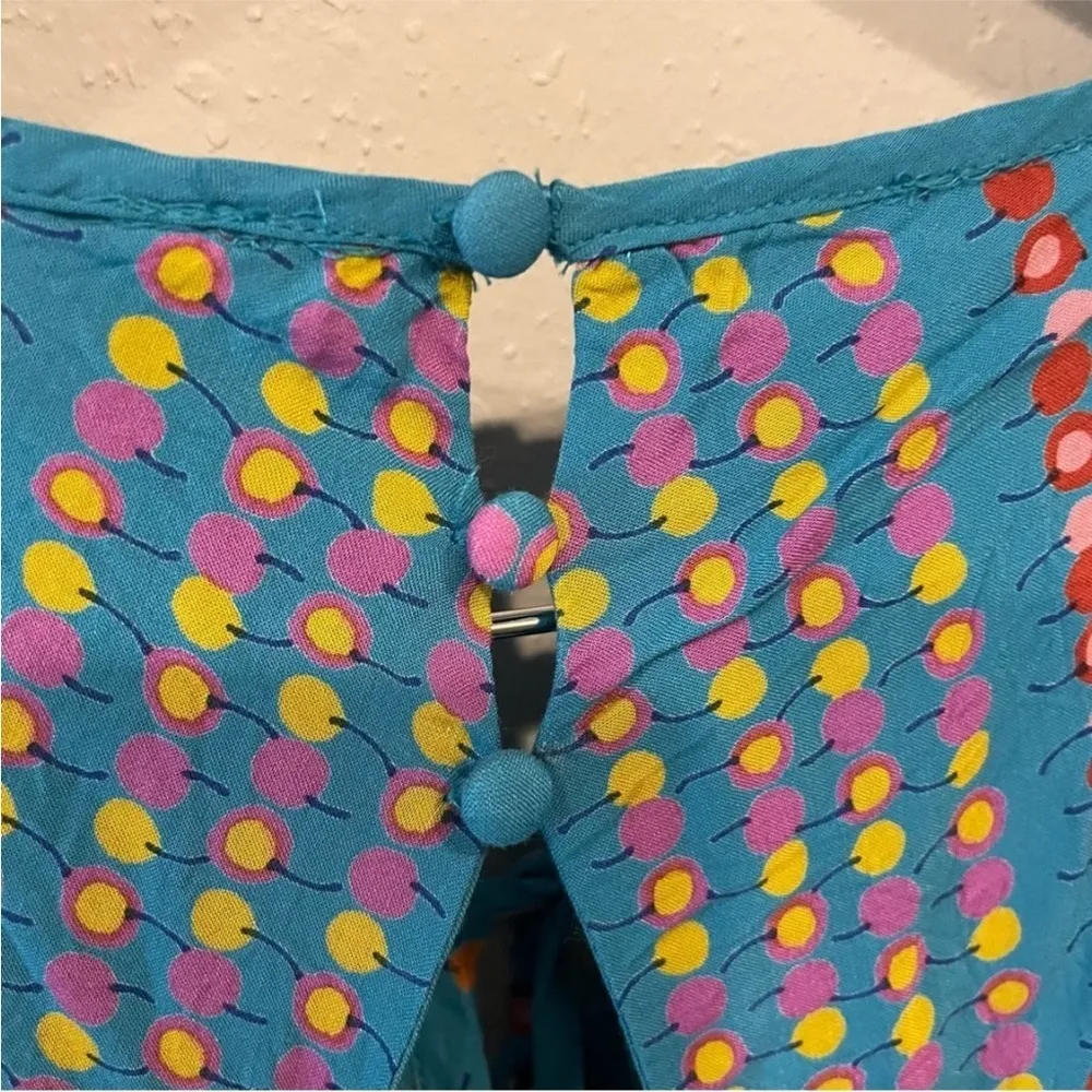 Free People Coryn Night Out Mini Dress in Green Combo - Image 8