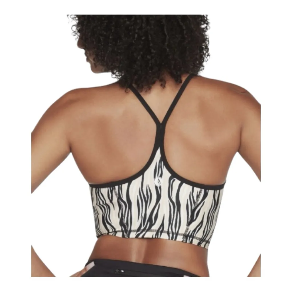 New Skechers DVF: Diane Von Furstenberg Black Racerback Bra Longline 2XL - Image 3