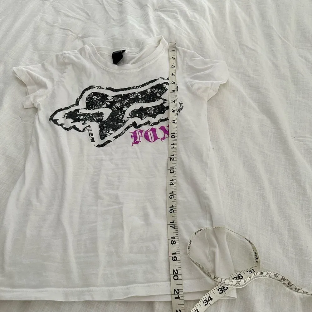 Fox Y2K 2000s Baby Tee Graphic Tee - Image 3