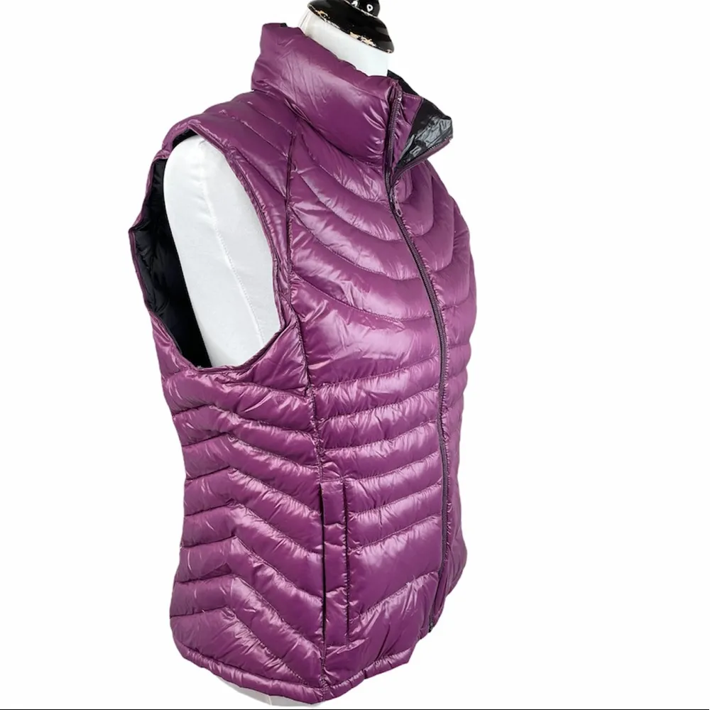 Bernardo Goose Down Vest, Purple, Large - Image 3