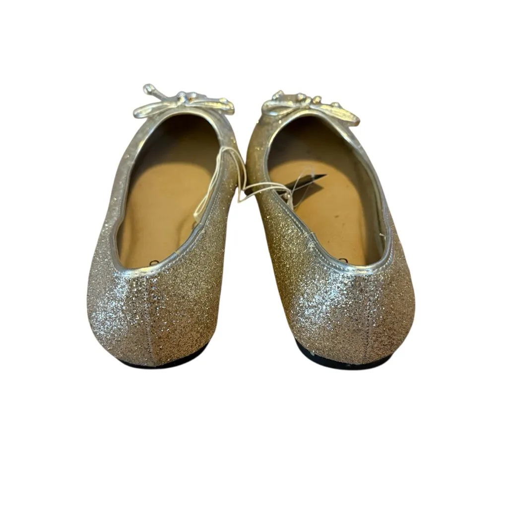 Torrid Gold Glitter Ballet Flat Size 10.5 (WW) - Image 3