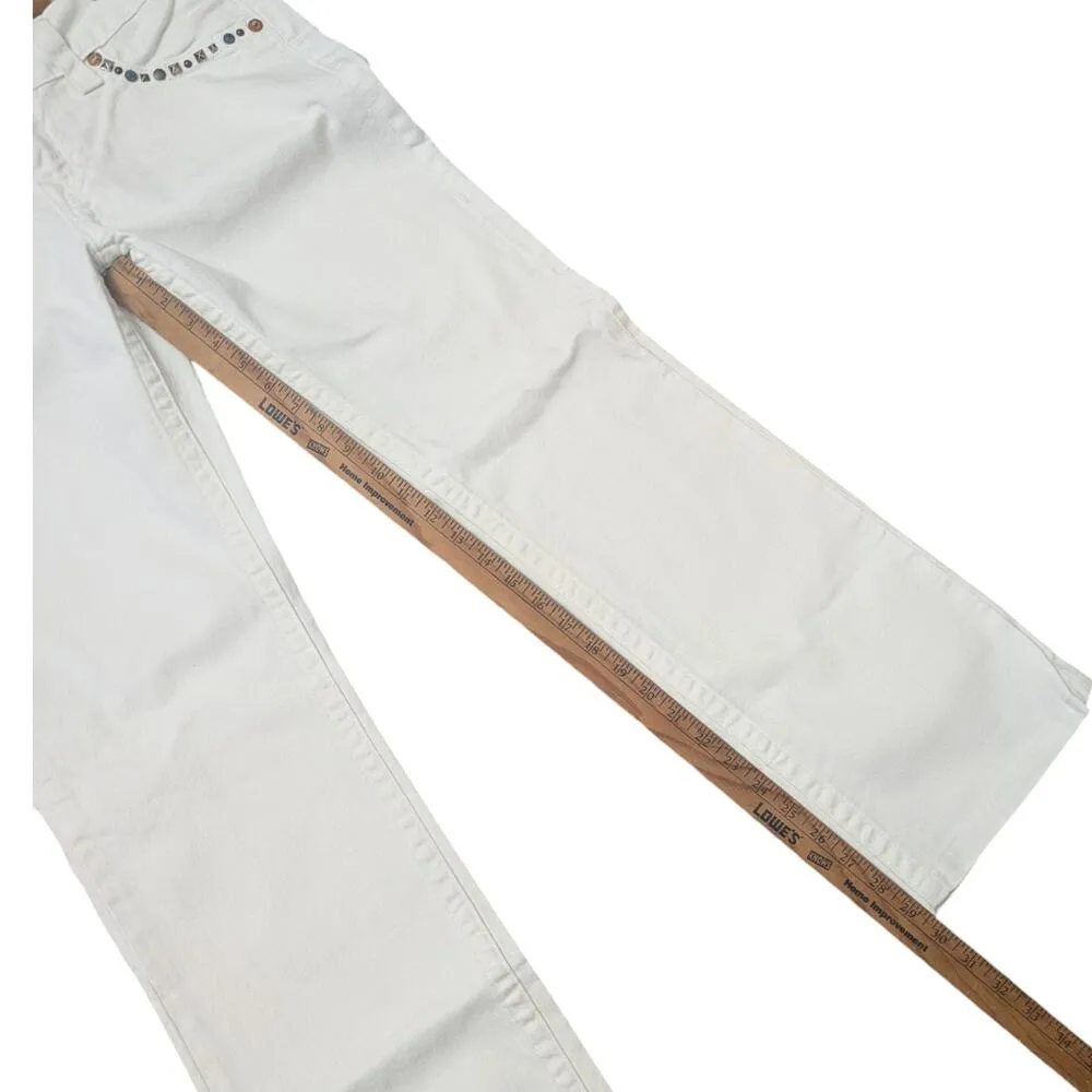 True Religion Billy White Denim Jeans Womens Size 32 - Image 5