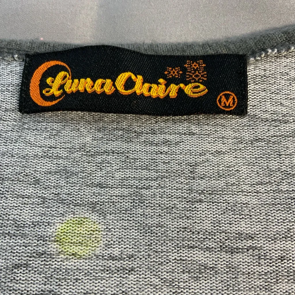 Luna Claire long sleeved tunic abstract design dress. size Medium. Boho - Image 5