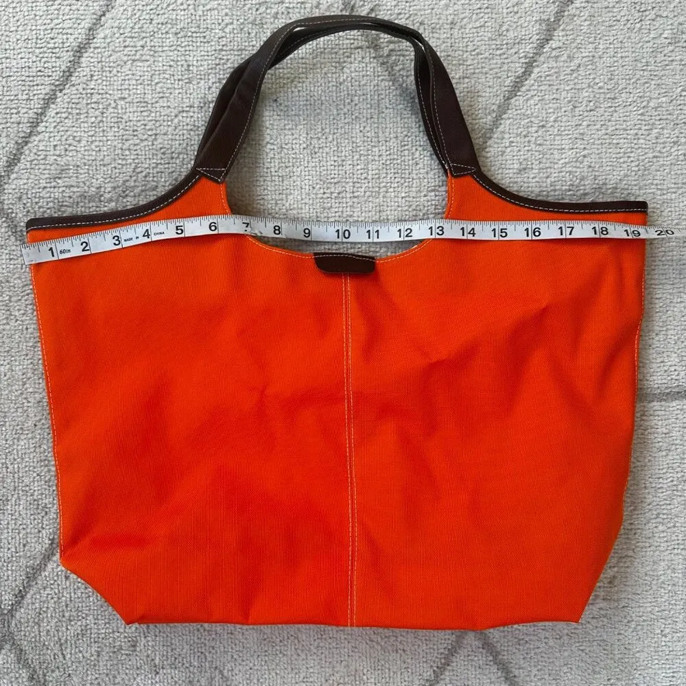 New Bright Orange Large Tote Bag - Image 4