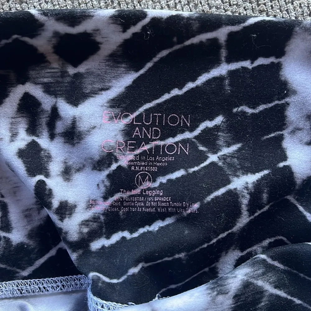 Evolution and creation Printed tie-dye leggings - Image 2