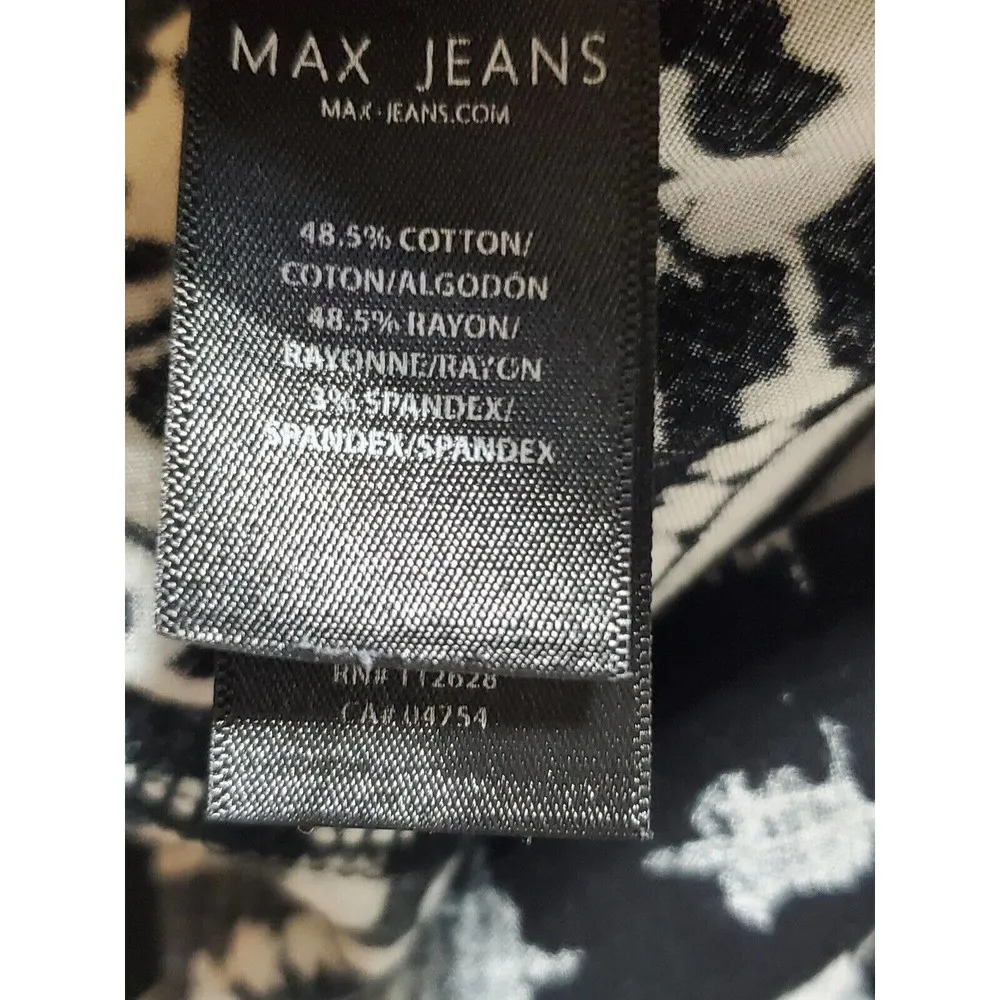 Max Jeans Women's Black Cotton Round Neck Long Sleeve Casual Top Shirt Size S - Image 9