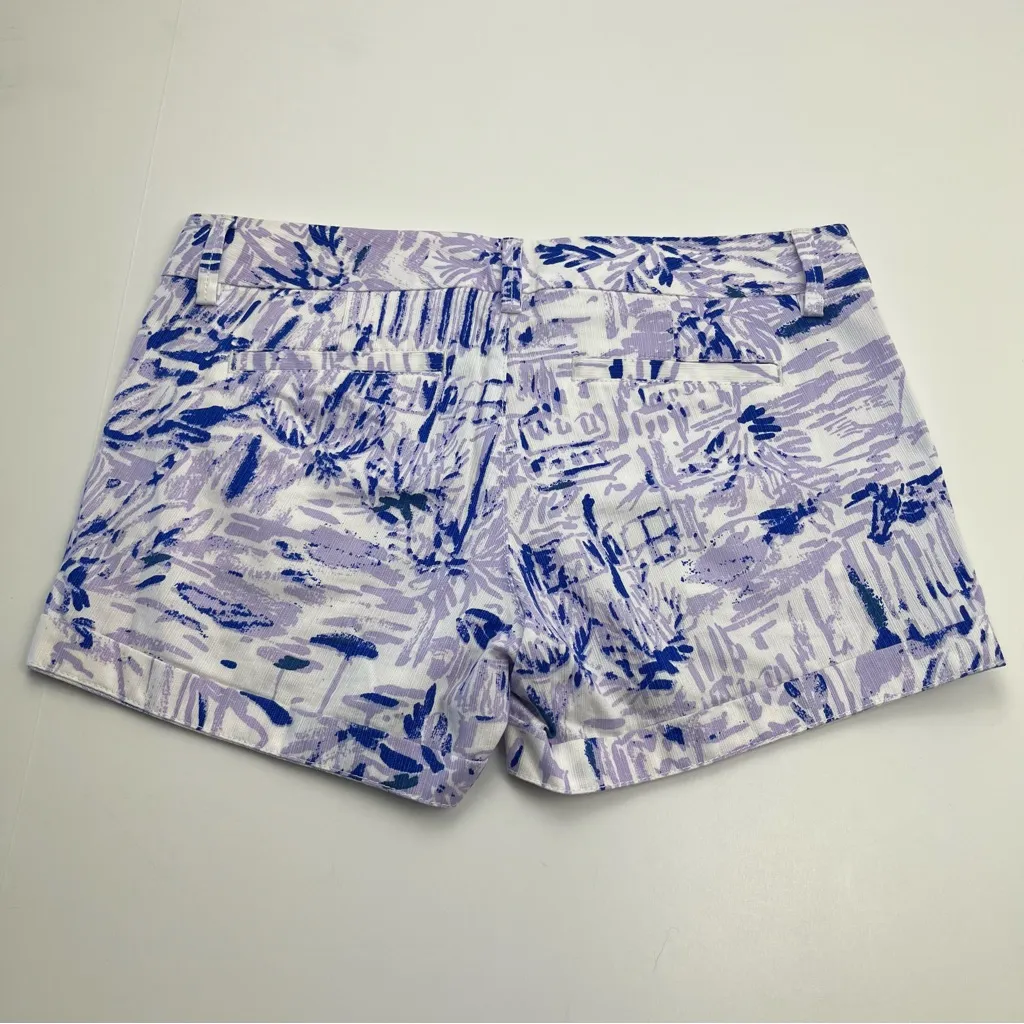 Lilly Pulitzer The Callahan Shorts Lilac Purple‎ Sail Boat Shorts Size 6 *FLAWED - Image 16