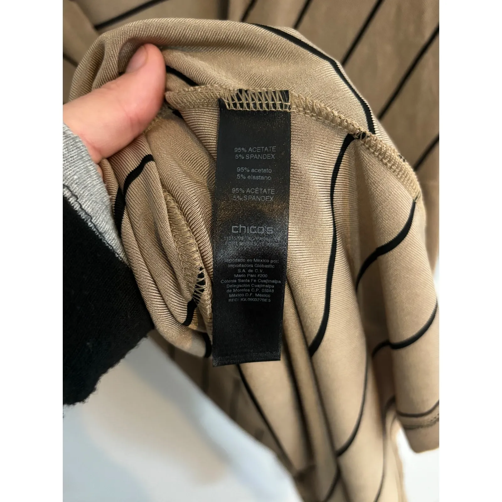 Travelers‎ by Chico's Striped Dress V - Image 3