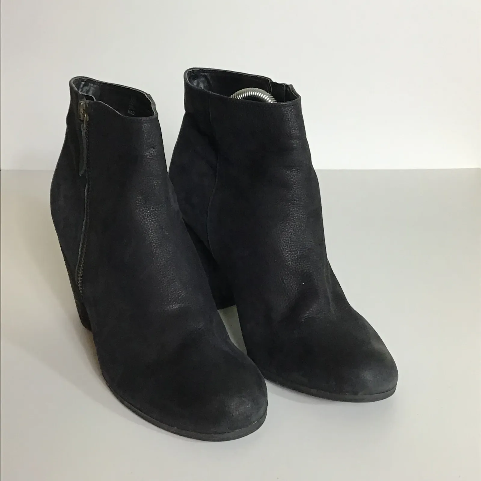 BP Trolley Ankle Booties in Black Block heel with side zip 11M EUC Size 11 - Image 5