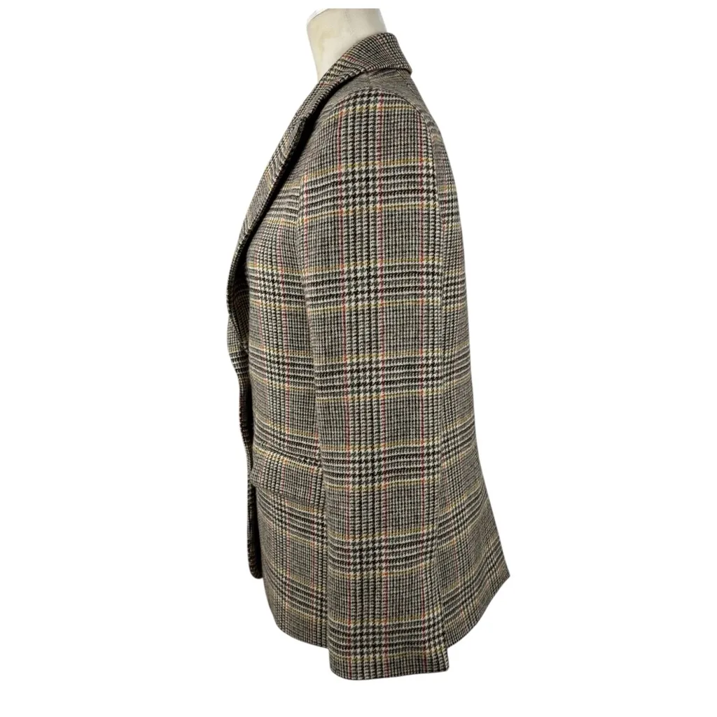 J.Crew Sommerset Blazer Houndstooth Wool Brown Academia Moon British Cloth 2 - Image 8