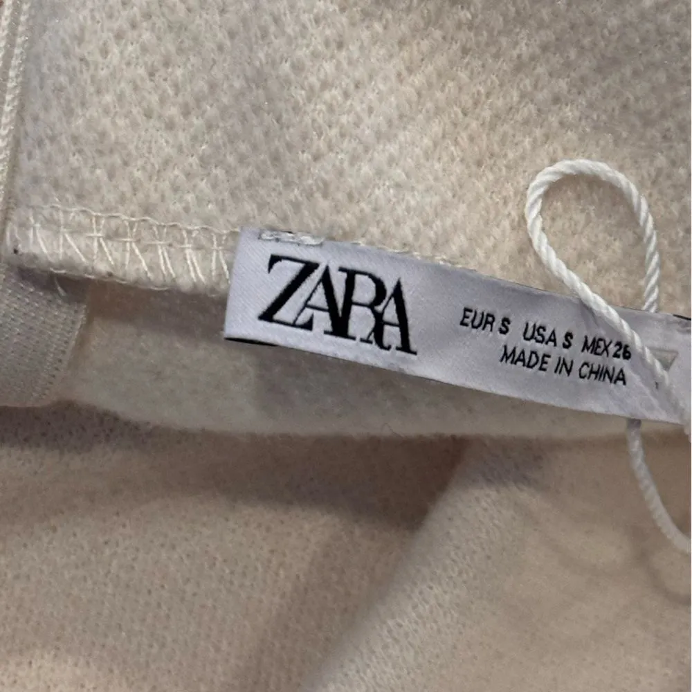 Zara rustic skirt and V-neck vest set in light sand nwot S - Image 11