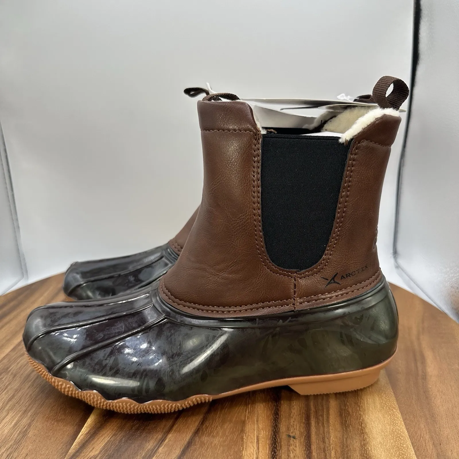 NIB Arctix‎ McKenzie Duck Rain Boots Brown Waterproof Outdoor Muck Women's 6 - Image 3