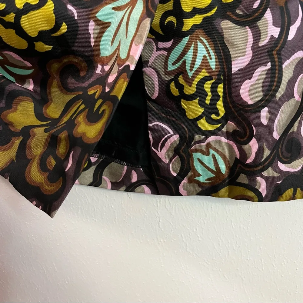 Milly Dress Floral 100% Silk Sheath Dress Sz 6 NWT Retro 60s Look Classic Shape - Image 12