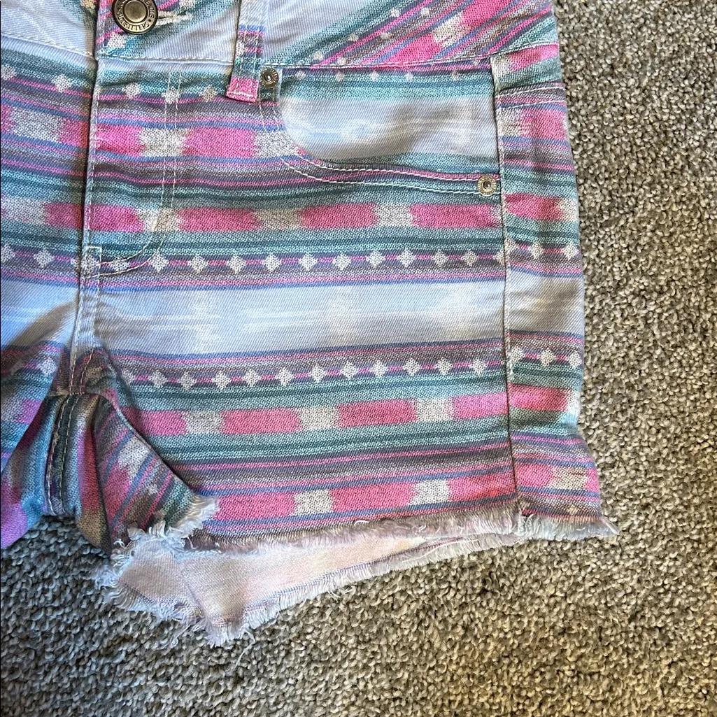 American Eagle Outfitters Aztec Tribal Jean Shorts 6 - Image 3