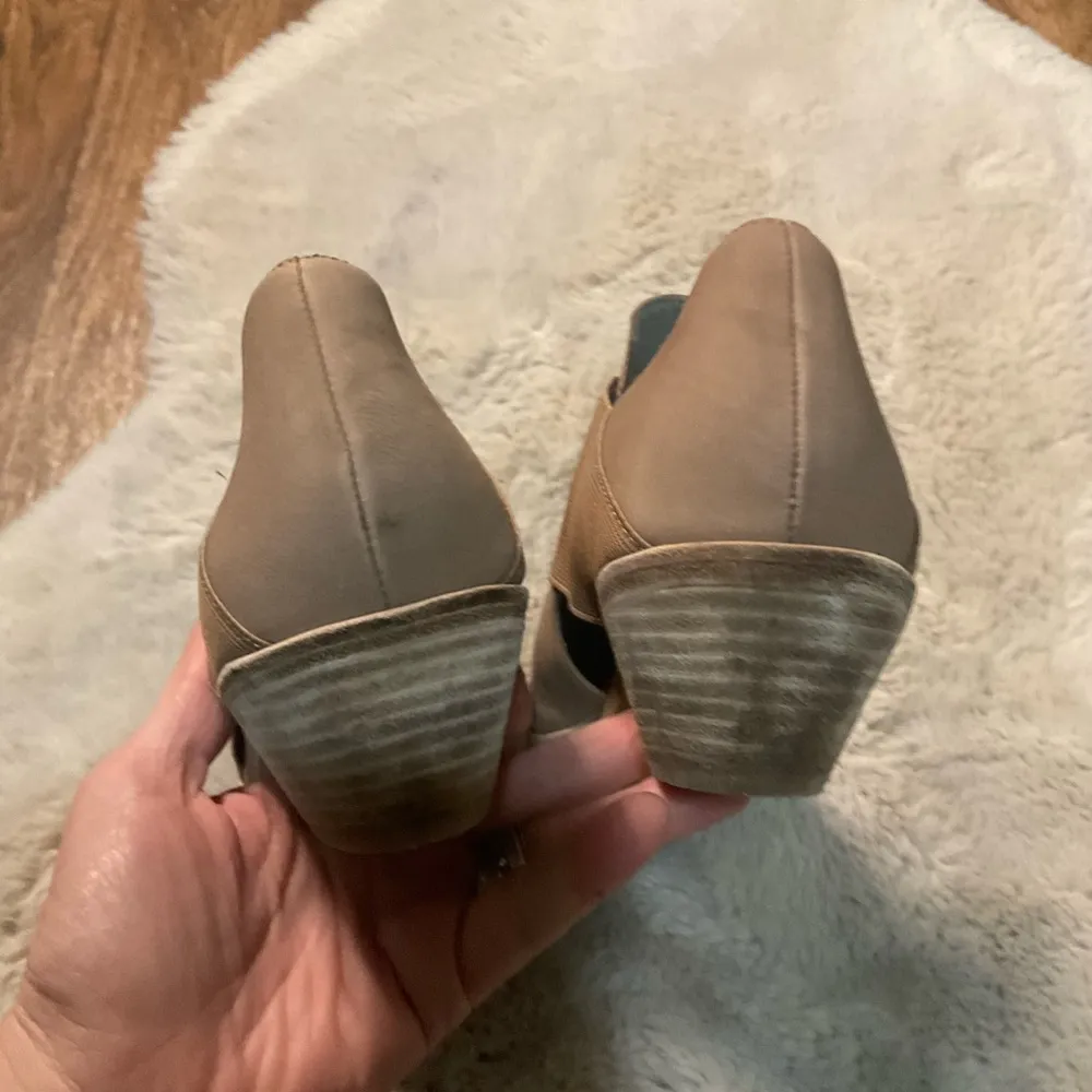 Eileen Fisher‎ Booties Women's Size 11 Perry Tumbled Nubuck Ankle Heeled Boots - Image 6