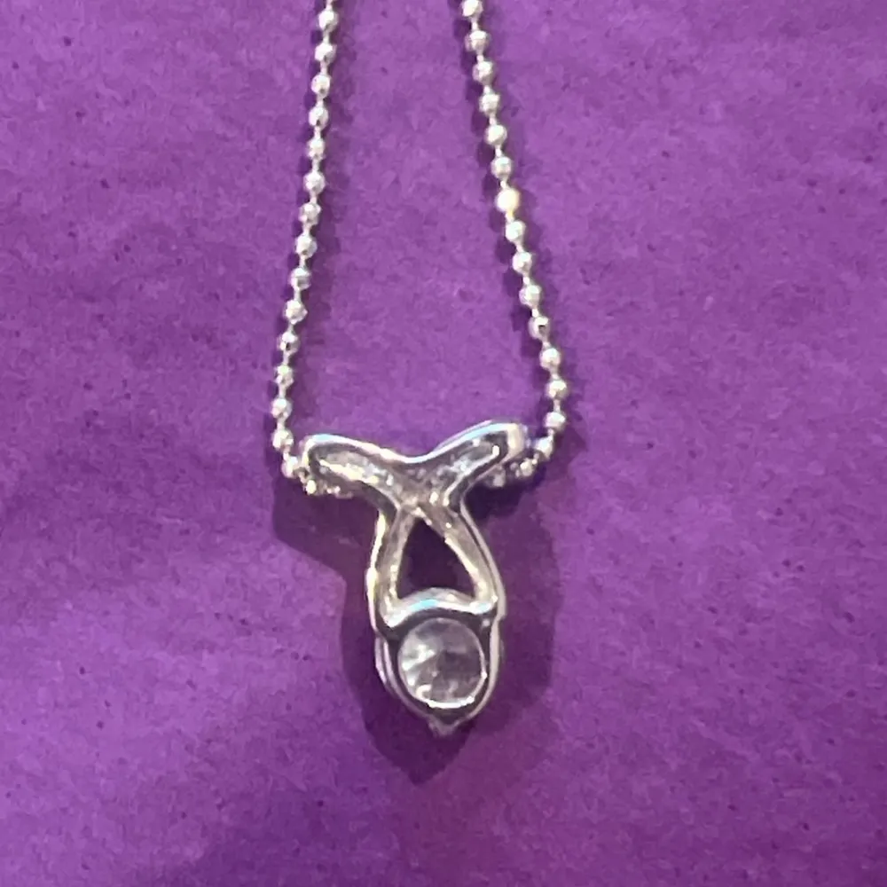 Pendant Necklace with Gem - Image 4