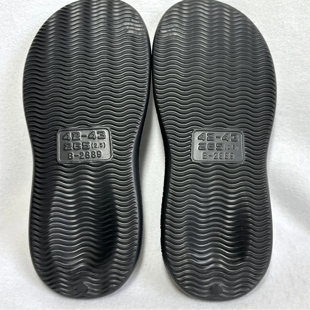 Omega Walk Non Slip Pillow Slide Sandals Slippers 10 Black Comfy Cushion - Image 7