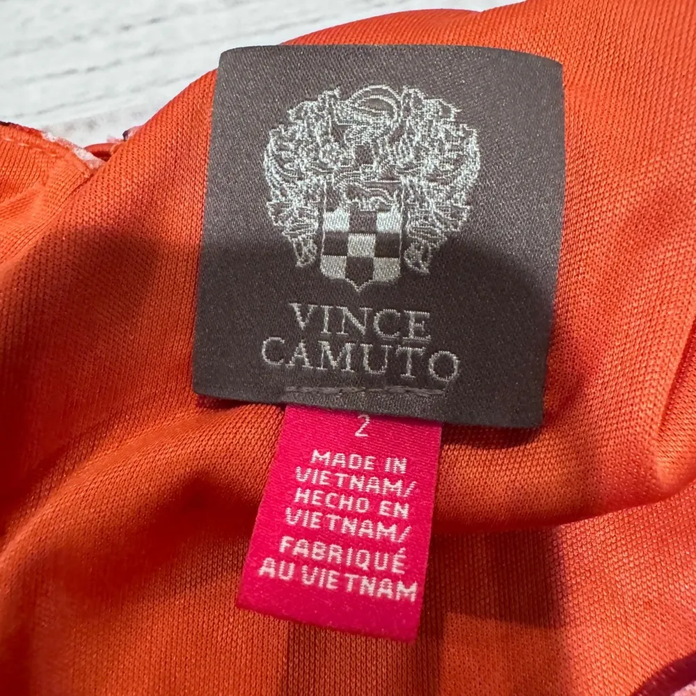 Vince Camuto  Women's Printed Ruched Mesh Bodycon Dress - Image 7