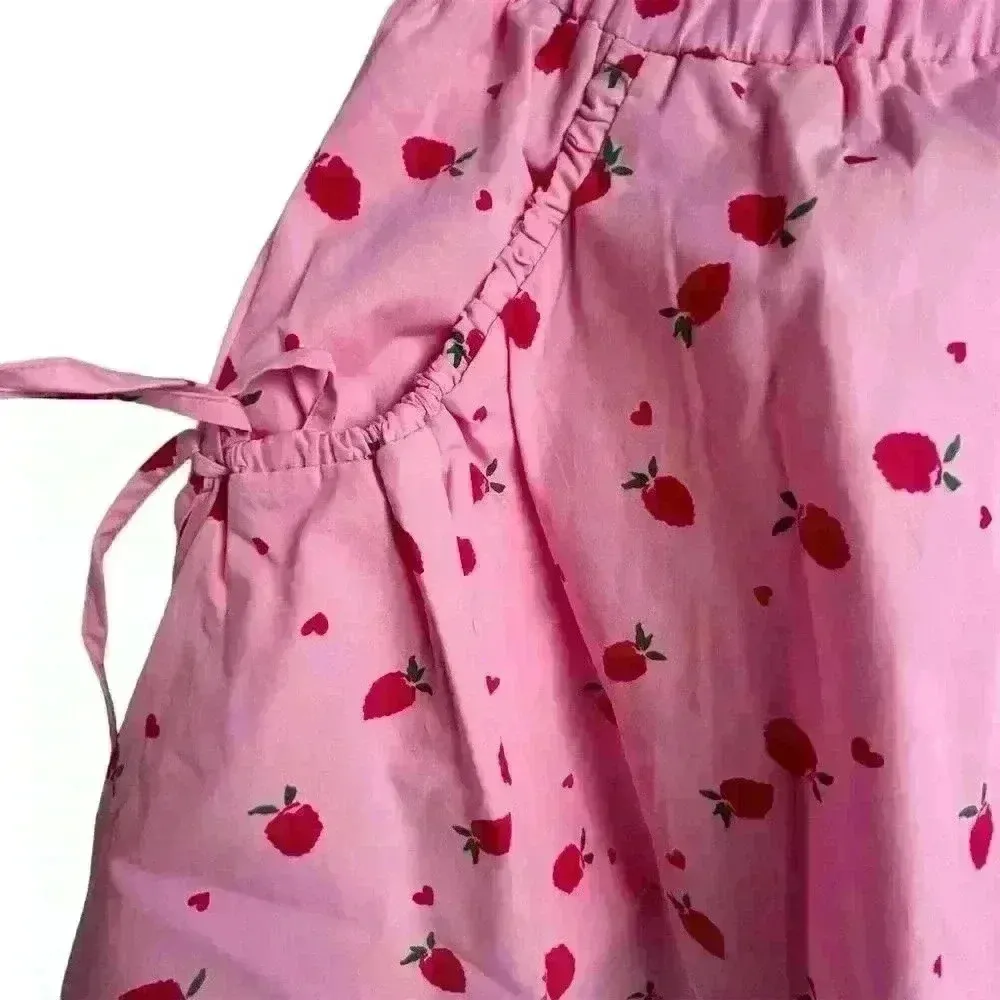 ASOS Design Women's Petites Size 4 Pink Floral Mini Skirt in strawberry - Image 6