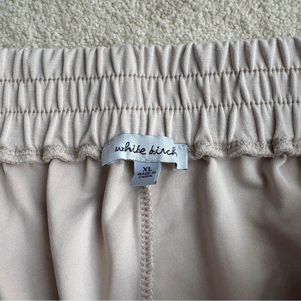 White Birch  Cream Elastic Waist Pants - Image 5