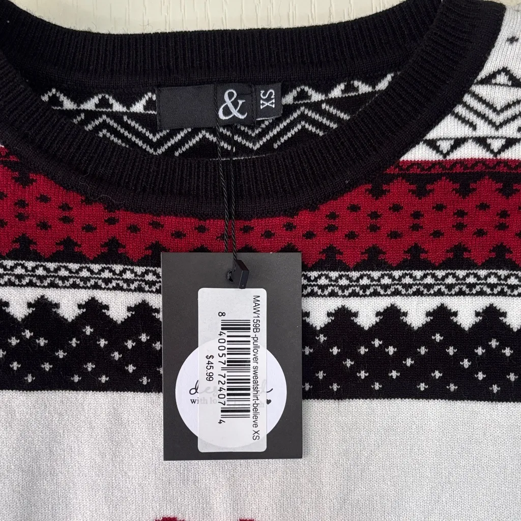 AMPERSAND AVE Reindeer Pattern Sweater - Image 2