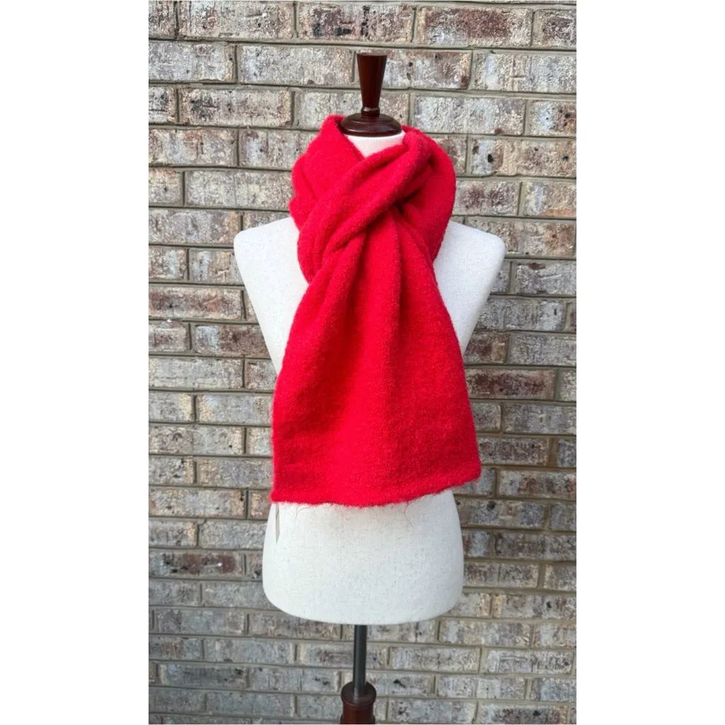 NWT Aerie Fuzzy Red Blanket Scarf - Image 3