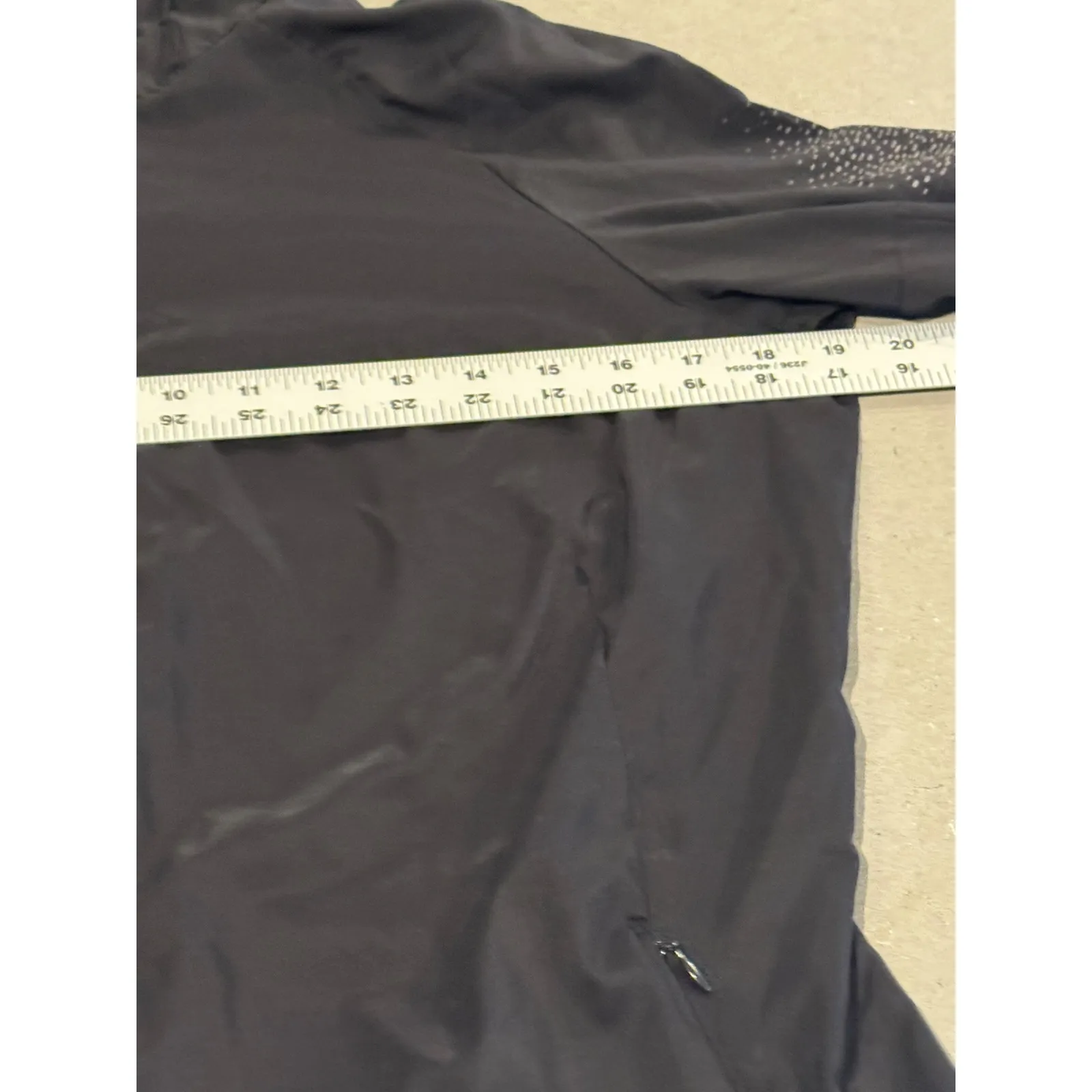 Adidas Womens Running Jacket Black Full Zip Lightweight Athletic Size M - Image 3