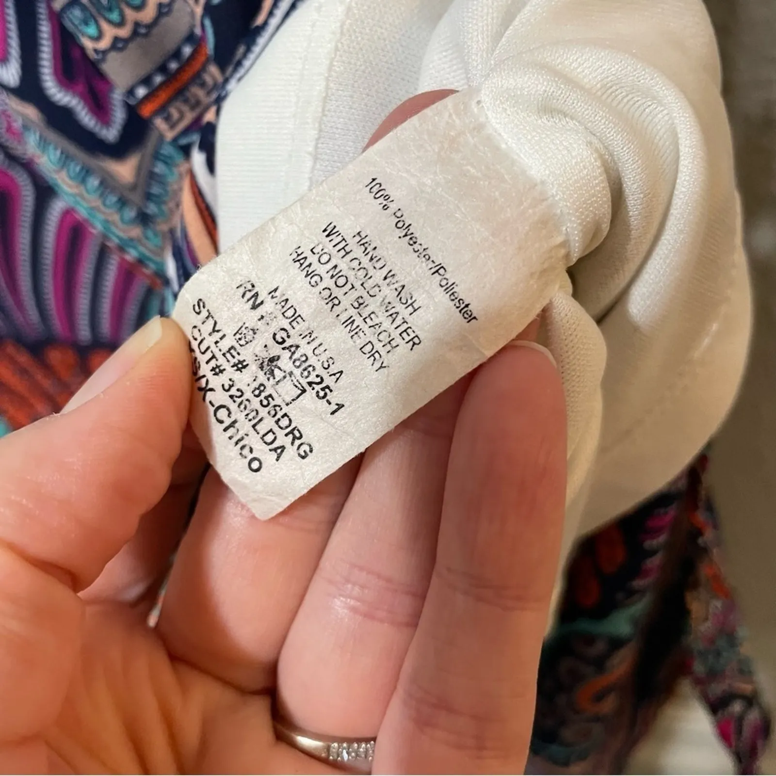 Alison Joy Vibrant Multicolor Paisley Midi Dress Women XS Boho Maximalist Funky - Image 4