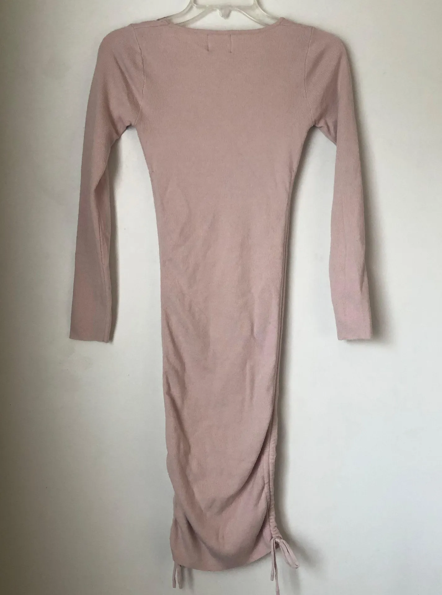 Montannah Beige Knit Mini Dress S/M - Image 3