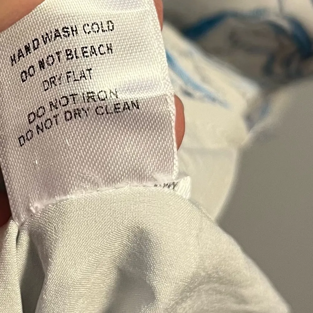 Akira Dress Blue Floral Time Flies Mini Dress w/ Puff Sleeves Sz S EUC - Image 14