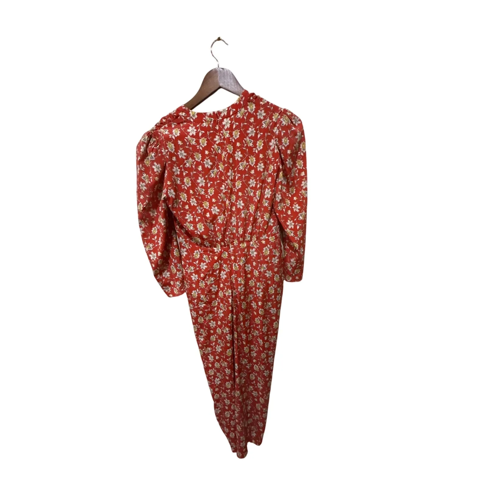 Veronica Beard Mary Silk Ditsy Floral Ruched Midi Dresss Size 2 NWOT‎ - Image 8