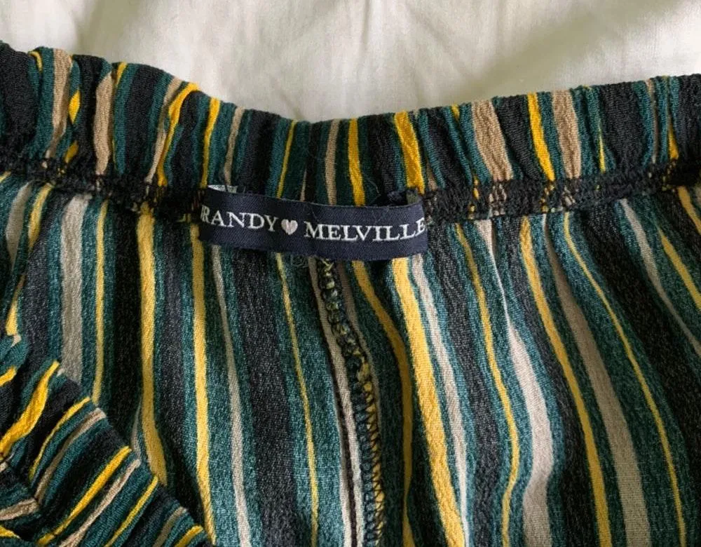 Brandy Melville Striped Frankie Pants - Image 4